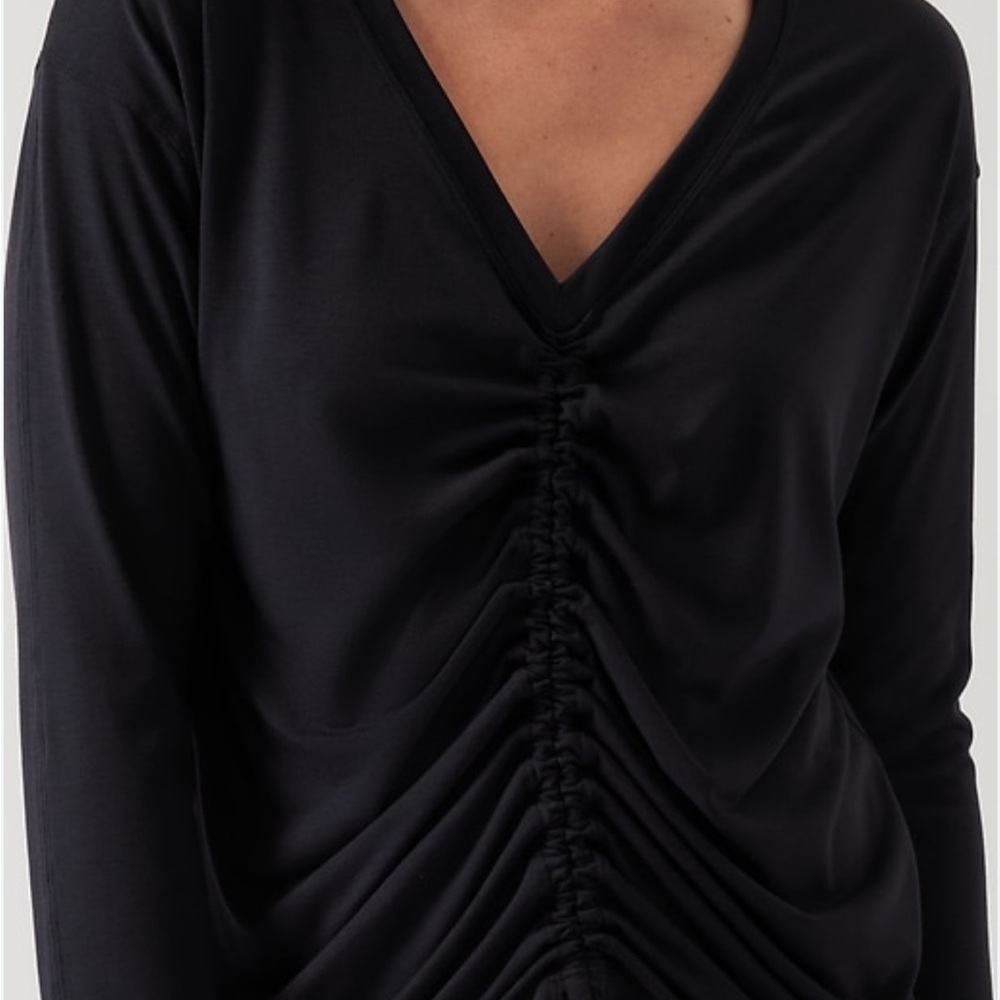 Athleta Crossover Ruched Top